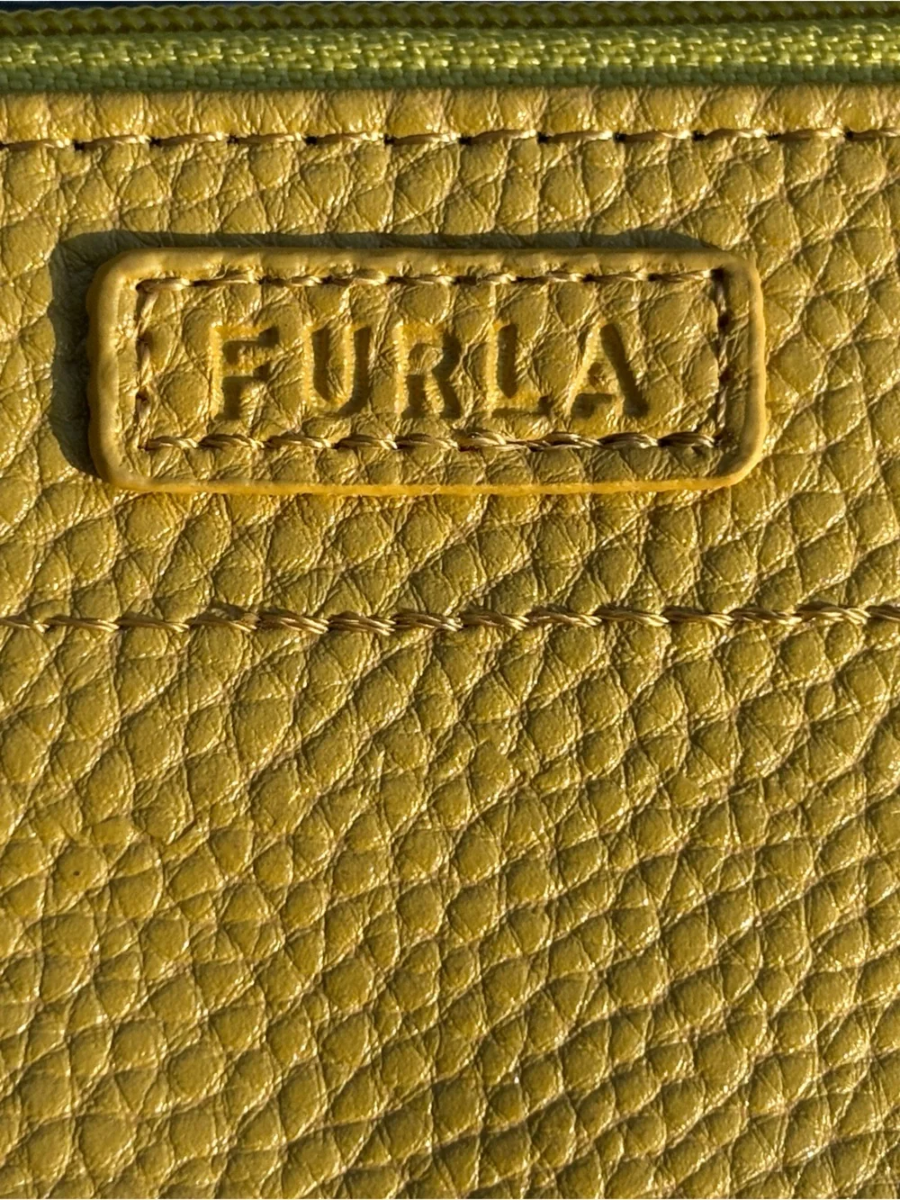 Furla X Eva Air Pebbled Leather Pouch